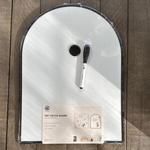 White and Black Dry Erase Board